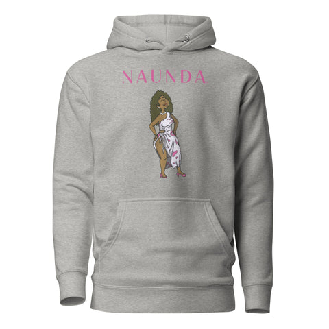 SASSY with Pink Logo Premium Unisex Hoodie - Kima Kreates