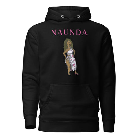 SASSY with Pink Logo Premium Unisex Hoodie - Kima Kreates