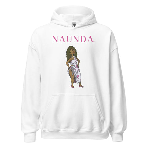 SASSY with Pink Logo Unisex Hoodie - Kima Kreates