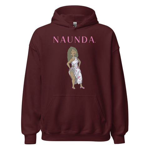 SASSY with Pink Logo Unisex Hoodie - Kima Kreates