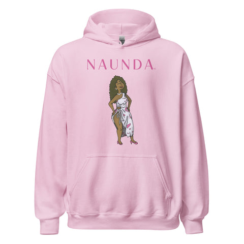 SASSY with Pink Logo Unisex Hoodie - Kima Kreates