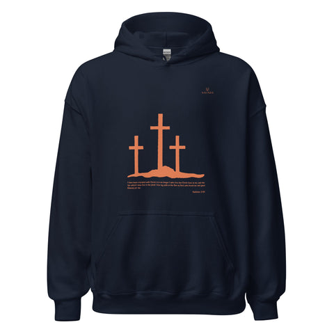 SCRIPTURE with Orange Logo Unisex Hoodie - Kima Kreates