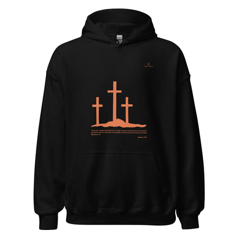 SCRIPTURE with Orange Logo Unisex Hoodie - Kima Kreates