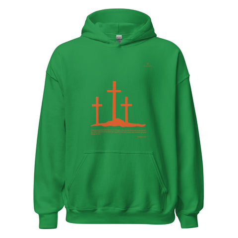 SCRIPTURE with Orange Logo Unisex Hoodie - Kima Kreates