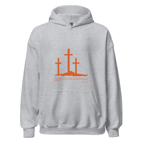 SCRIPTURE with Orange Logo Unisex Hoodie - Kima Kreates