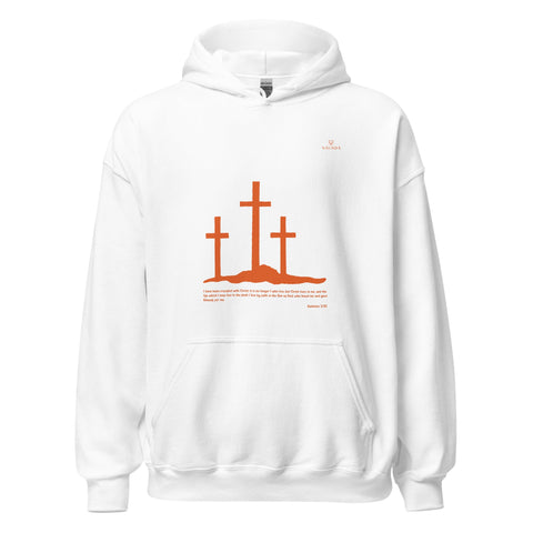 SCRIPTURE with Orange Logo Unisex Hoodie - Kima Kreates