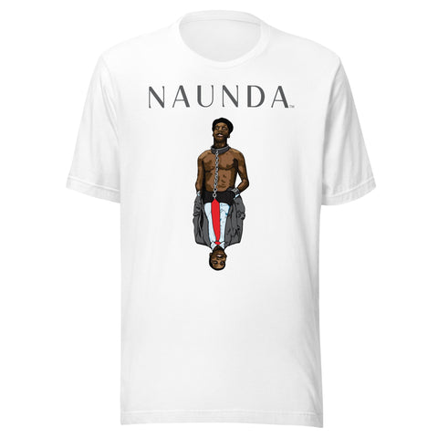 Slave Mentality with Brown Logo Unisex T-Shirt - Kima Kreates