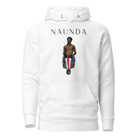 SLAVE MENTALITY with Gray Logo Premium Unisex Hoodie - Kima Kreates