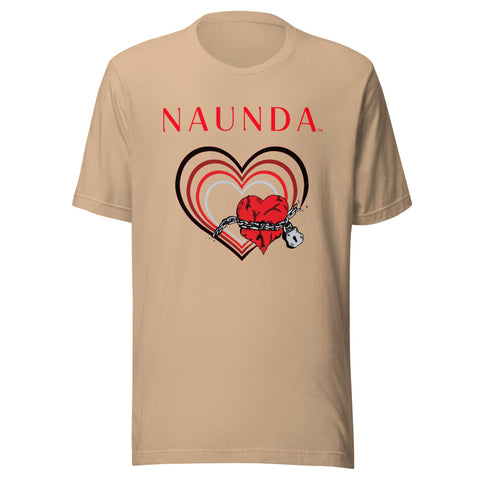 Unchain My Heart with Red Logo Unisex T-Shirt - Kima Kreates