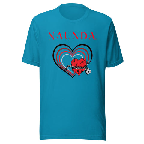 Unchain My Heart with Red Logo Unisex T-Shirt - Kima Kreates