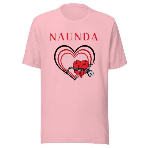Unchain My Heart with Red Logo Unisex T-Shirt - Kima Kreates