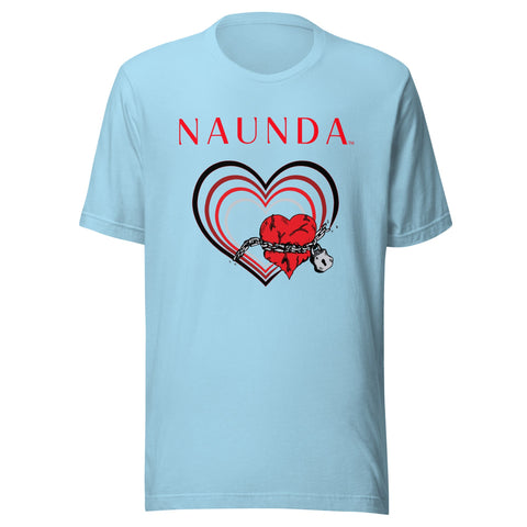 Unchain My Heart with Red Logo Unisex T-Shirt - Kima Kreates