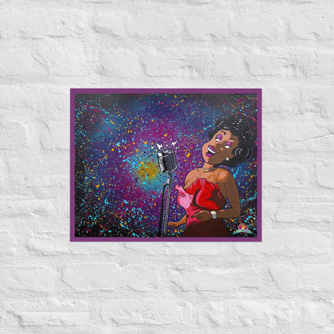"VOCALIST (Jazz Series)" Poster (16"x20") - Kima Kreates