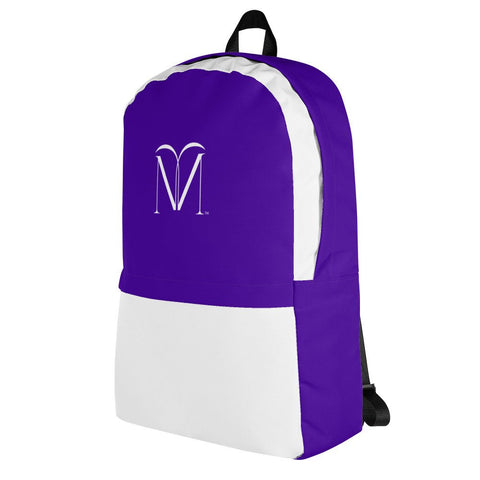 WHITE LABEL Naunda Art Violet Backpack - Kima Kreates