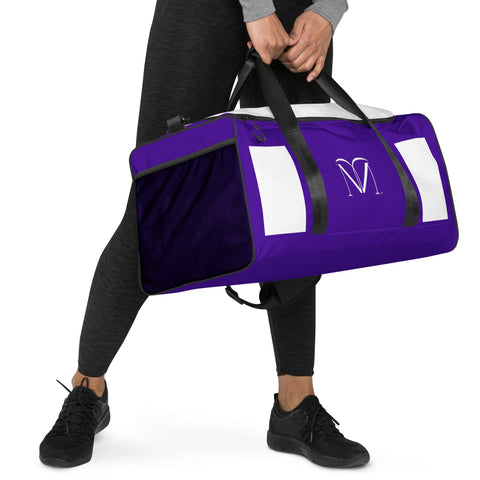 WHITE LABEL Naunda Art Violet Duffle Bag - Kima Kreates