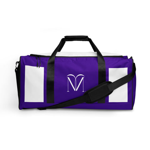 WHITE LABEL Naunda Art Violet Duffle Bag - Kima Kreates