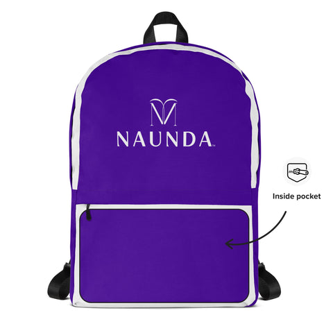 WHITE LABEL Naunda Complete Violet Backpack - Kima Kreates
