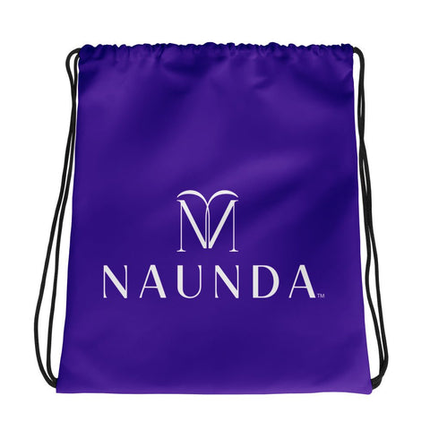 WHITE LABEL Naunda Complete Violet Drawstring Bag - Kima Kreates