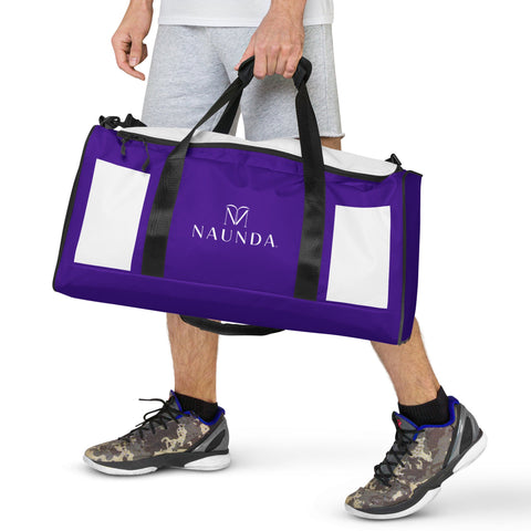 WHITE LABEL Naunda Complete Violet Duffle Bag - Kima Kreates