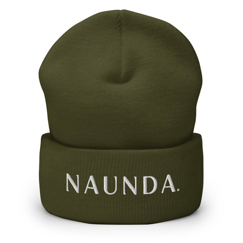 WHITE LABEL Naunda Word Cuffed Beanie - Kima Kreates