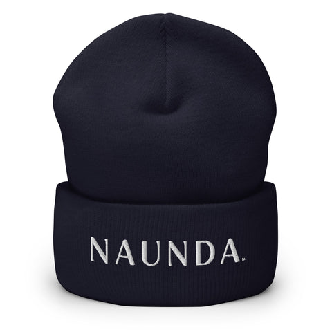 WHITE LABEL Naunda Word Cuffed Beanie - Kima Kreates