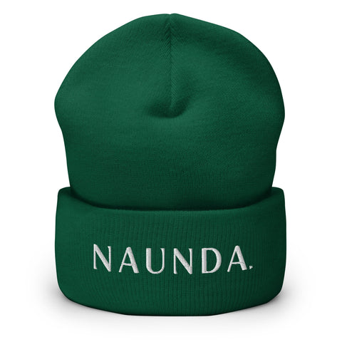 WHITE LABEL Naunda Word Cuffed Beanie - Kima Kreates