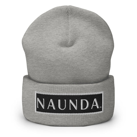 WHITE LABEL Naunda Word Patch Cuffed Beanie - Kima Kreates
