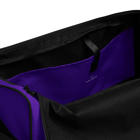 WHITE LABEL Naunda Word Violet Duffle Bag - Kima Kreates