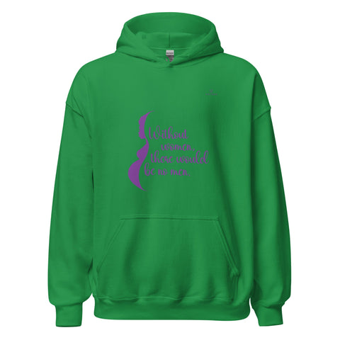 WOMEN with Purple Logo Unisex Hoodie - Kima Kreates
