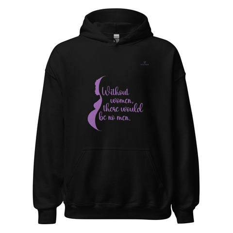 WOMEN with Purple Logo Unisex Hoodie - Kima Kreates
