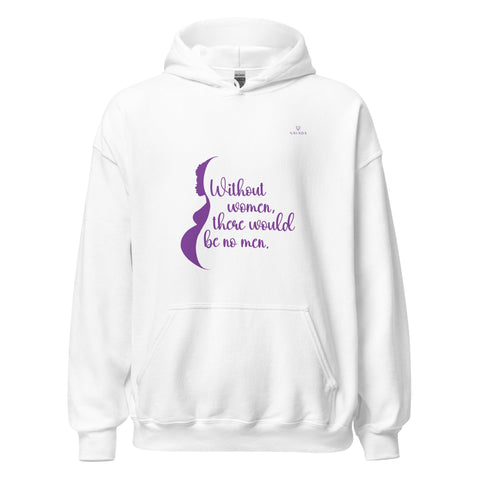 WOMEN with Purple Logo Unisex Hoodie - Kima Kreates