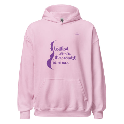 WOMEN with Purple Logo Unisex Hoodie - Kima Kreates