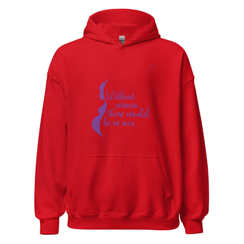 WOMEN with Purple Logo Unisex Hoodie - Kima Kreates