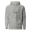 ALLERGIC TO BROKE with Gray Logo Premium Unisex Hoodie - Kima Kreates
