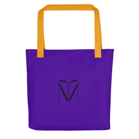 BLACK LABEL Naunda Art Violet Tote Bag - Kima Kreates