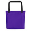 BLACK LABEL Naunda Art Violet Tote Bag - Kima Kreates