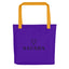 BLACK LABEL Naunda Complete Violet Tote Bag - Kima Kreates