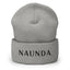 BLACK LABEL Naunda Word Cuffed Beanie - Kima Kreates