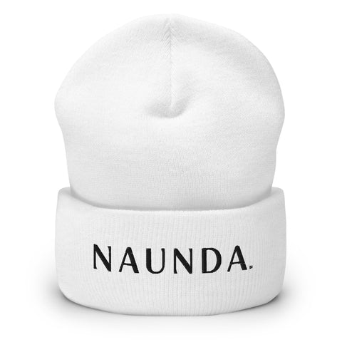 BLACK LABEL Naunda Word Cuffed Beanie - Kima Kreates