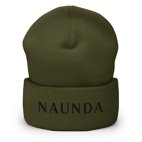 BLACK LABEL Naunda Word Cuffed Beanie - Kima Kreates