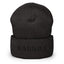 BLACK LABEL Naunda Word Cuffed Beanie - Kima Kreates