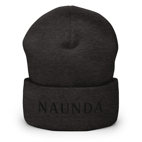 BLACK LABEL Naunda Word Cuffed Beanie - Kima Kreates
