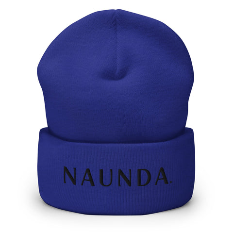BLACK LABEL Naunda Word Cuffed Beanie - Kima Kreates