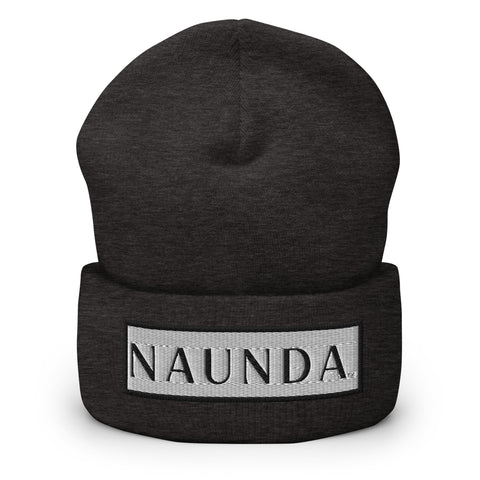 BLACK LABEL Naunda Word Patch Cuffed Beanie - Kima Kreates