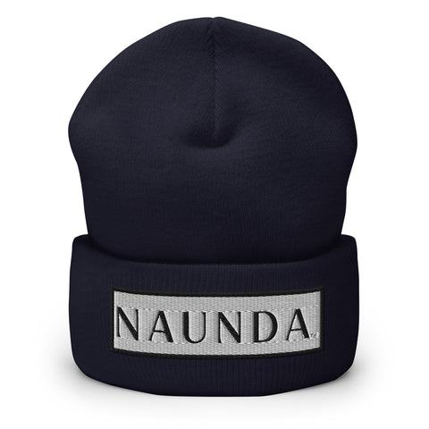 BLACK LABEL Naunda Word Patch Cuffed Beanie - Kima Kreates