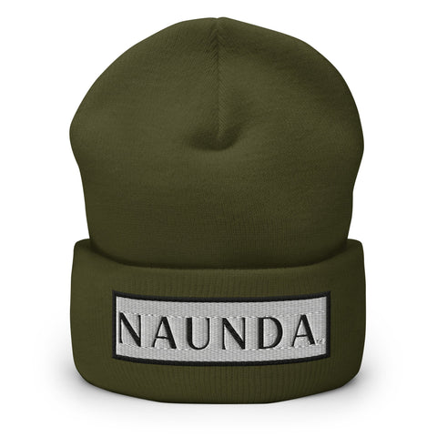BLACK LABEL Naunda Word Patch Cuffed Beanie - Kima Kreates