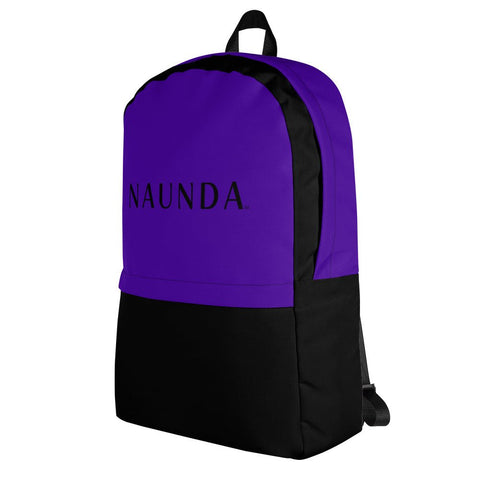 BLACK LABEL Naunda Word Violet Backpack - Kima Kreates