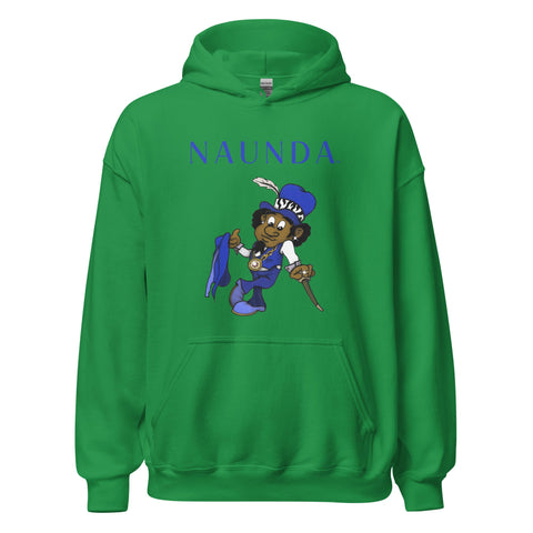 BLUE LEPRECHAUN with Blue Logo Unisex Hoodie - Kima Kreates