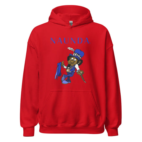 BLUE LEPRECHAUN with Blue Logo Unisex Hoodie - Kima Kreates