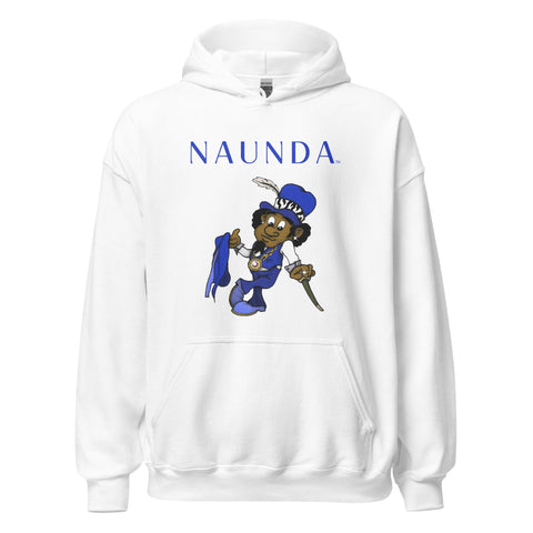 BLUE LEPRECHAUN with Blue Logo Unisex Hoodie - Kima Kreates